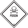 Poison Warning Clip Art